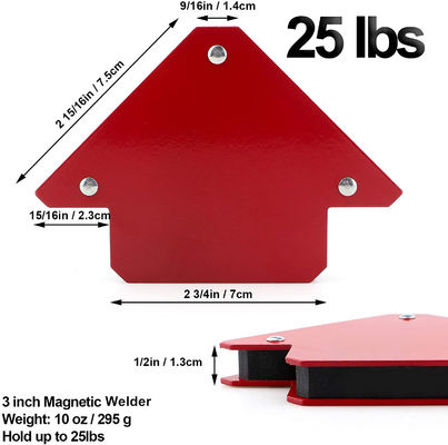 Strong Arrow Shape Magnet Weld Holders for Multiple Angles 2.2kg Customized Support OEM