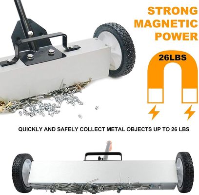 Light Hand Push Type Metal Street Sweeper for Customer's Road Magnet Sweeping
