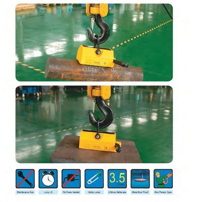 92X67mm Lifting Magnets 100kg 600kg 1000kg 3000kg Manual Permanent Magnetic Lifter