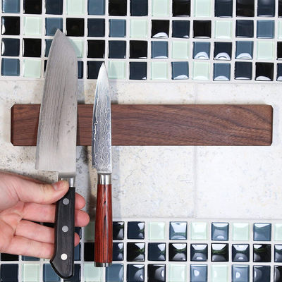 ISO9001/ISO14001/CE/ROHS Approved Walnut/Rubberwood/Maple/Cherry Magnetic Knife Block