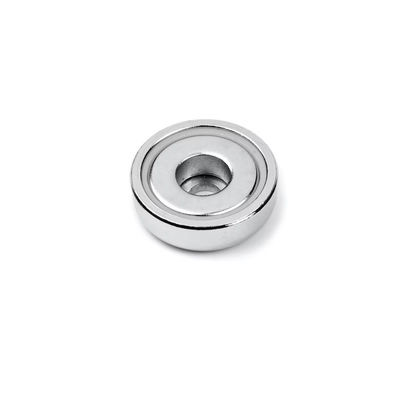 Processing Service Countersinking 9mm N52 Neodymium Flat Pot Magnet with and Good