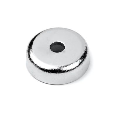 Processing Service Countersinking 9mm N52 Neodymium Flat Pot Magnet with and Good