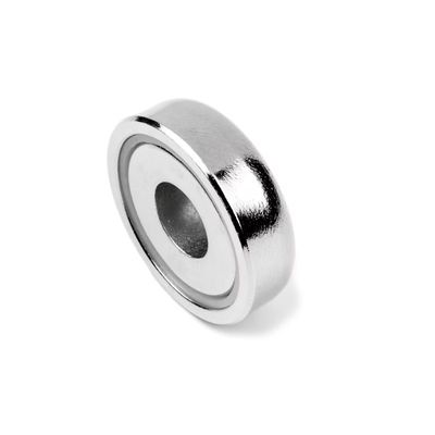 Processing Service Countersinking 9mm N52 Neodymium Flat Pot Magnet with and Good
