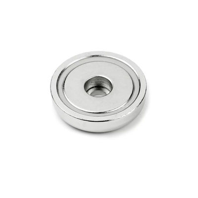 32mm Neodymium Pot Magnet with Countersunk Hole 32kg Pull Capacity 1.26 inch Diameter