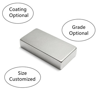 100x50x20 mm Rare Earth Magnet with Cutting Service Direct NdFeB Rectangular Magnet