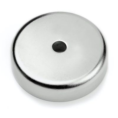 35 LB Pull Power Mounting Magnets featuring Counterbored Hole and Pot Diameter D 60 mm