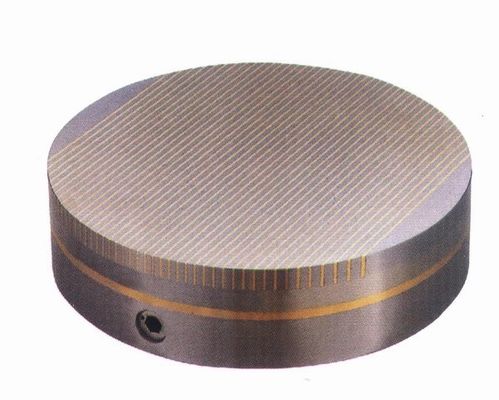 Ni-Cu-Ni Coating NdFeB Magnet Round Electric Magnetic Chuck D125mm-100KG for Holding
