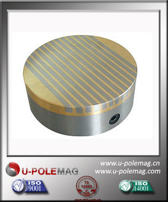 Ni-Cu-Ni Coating NdFeB Magnet Round Electric Magnetic Chuck D125mm-100KG for Holding