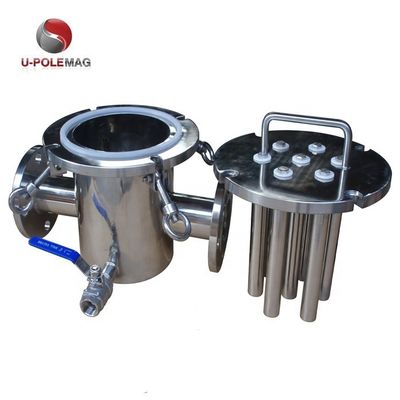 Easy Cleaning and Heating Chocolate with Flange Type Magnetic Filters Made of SUS316L