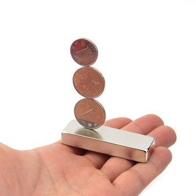 Custom Super Strong Magnet N52 60x20x10mm Rectangular with Zinc Coating and NdFeB Grade