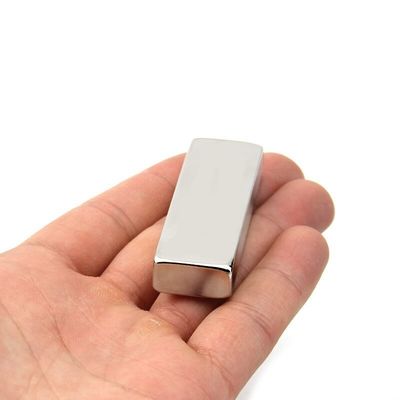 Custom Super Strong Magnet N52 60x20x10mm Rectangular with Zinc Coating and NdFeB Grade