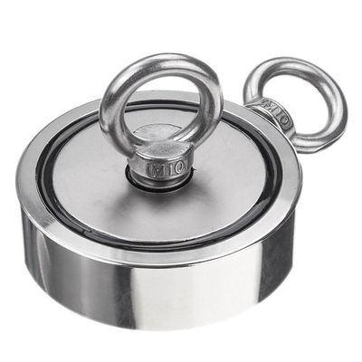 300KG Pull Force Cup Shape Double Face Fishing Magnet Holder for Dependable Retrieval
