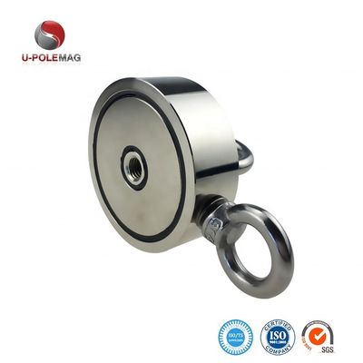 300KG Pull Force Cup Shape Double Face Fishing Magnet Holder for Dependable Retrieval