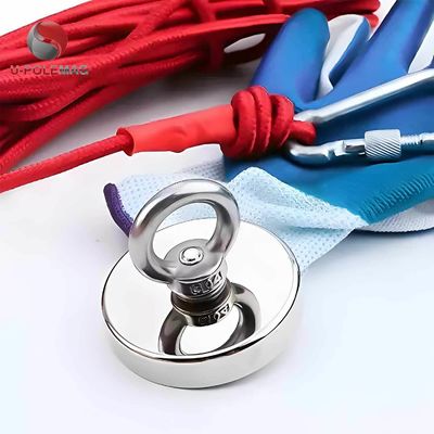 Screw Size M10 Powerful Single Face Fishing Magnet Super Strong Magnetic Fishing Set Permanent