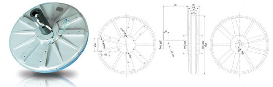 Customized 1kw Inner Rotor Axis Wind Turbine with Homemade Permanent Magnet Generator