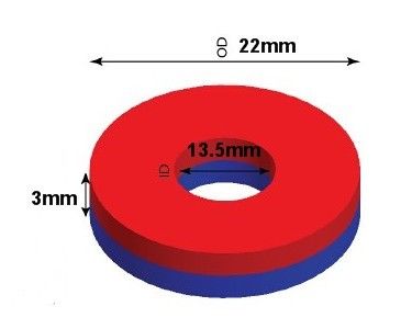 Ni-Cu-Ni Coating Grade N52 NdFeb Permanent Large Ring Neodymium Magnet for Industrial
