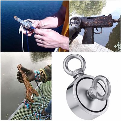 Super Strong Neodymium Magnet Fishing Kit with 2000 LBS Pull Force and Precise Tolerance
