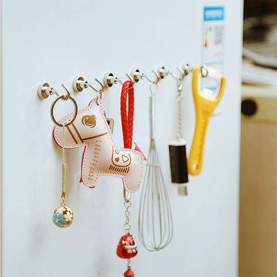 Strong Pull Force Pot Magnet with 180 Free Rotation Swivel Hook and Customized Design