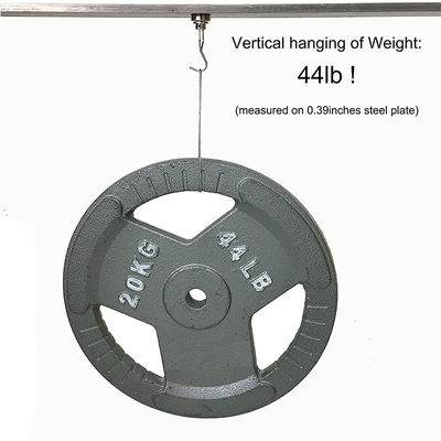 Strong Pull Force Pot Magnet with 180 Free Rotation Swivel Hook and Customized Design