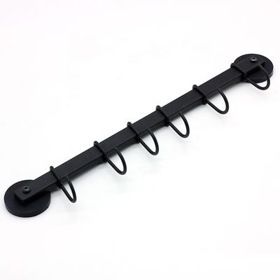 Grill Outdoor Household Fridge Magnetic BBQ Tool Rack with Neodymium Magnet 6 Hooks and Steel Material