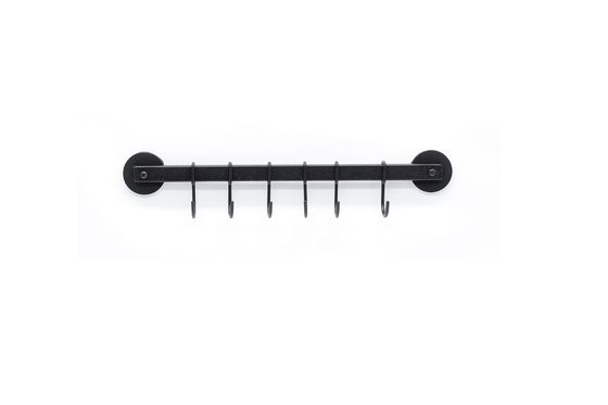 Grill Outdoor Household Fridge Magnetic BBQ Tool Rack with Neodymium Magnet 6 Hooks and Steel Material