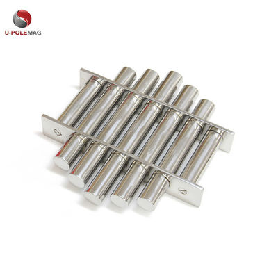Customized Size 8000 Gauss 12000gs Neodymium Magnetic Grate with Punching Processing