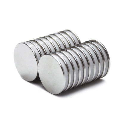 Tolerance ±1mm Permanent N35-N52 Neodymium Disc Adhesive Magnet with 3M Self Adhesive
