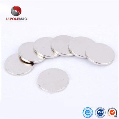 Tolerance ±1mm Permanent N35-N52 Neodymium Disc Adhesive Magnet with 3M Self Adhesive