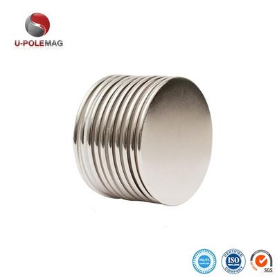 Tolerance ±1mm Permanent N35-N52 Neodymium Disc Adhesive Magnet with 3M Self Adhesive