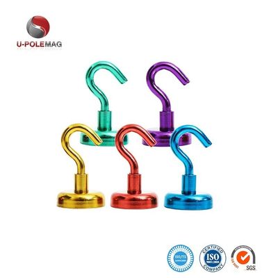 Sample Lead Time 10-20 Days D27x7mm Strong Magnetic Hooks for Home Office and Garage