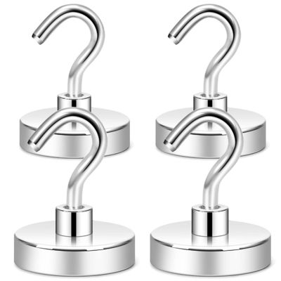 Industrial Heavy Duty Magnetic Hooks 100 lb Capacity for Hanging Permanent Pot Shape