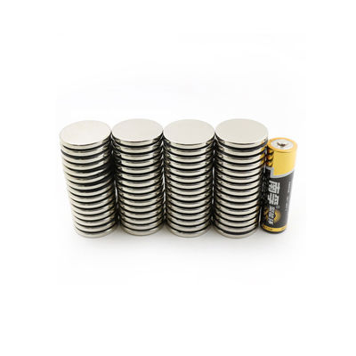 5G Router Thin Disc Magnet with Permanent Nickel Plating and ±5% Tolerance