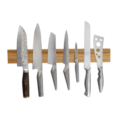 Wood Magnet Strip Rack Magnetic Knife Holder Magnetic Suction Hang Lever Kitchen Accessory