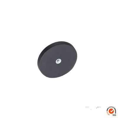 Easy to Install D43 D66 D88mm Rubber Coated POT Mounting Magnet With Internal Thread