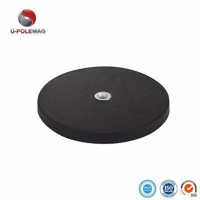 15-20days CN FUJ Permanent Rubber NdFeB Magnet Fe37 Pot / Cup Shape Industrial Magnet