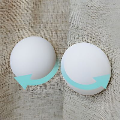 Shower Curtain Weights with Strong Pull Force and Waterproof Rubber Coated Magnets