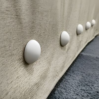 Shower Curtain Weights with Strong Pull Force and Waterproof Rubber Coated Magnets