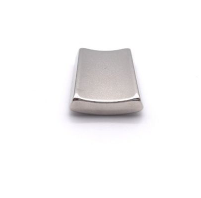 Cutting Customized N35-N52 M H SH UH Rare Earth Neodymium Arc Tile Magnet for Industrial