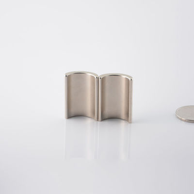 Cutting Customized N35-N52 M H SH UH Rare Earth Neodymium Arc Tile Magnet for Industrial