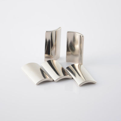 Cutting Customized N35-N52 M H SH UH Rare Earth Neodymium Arc Tile Magnet for Industrial
