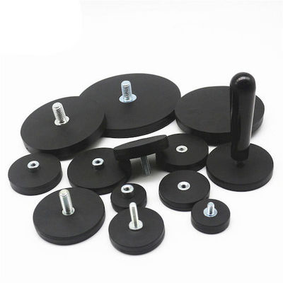 Lead Time For Rubber Coated Neodymium Pot Magnet D88mm D66mm D43mm D36mm 15-20 Days