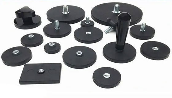 Lead Time For Rubber Coated Neodymium Pot Magnet D88mm D66mm D43mm D36mm 15-20 Days
