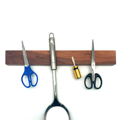 Eco-Friendly Bamboo Wood Magnetic Knife Holder for Stylish Kitchenroom Knives Storage