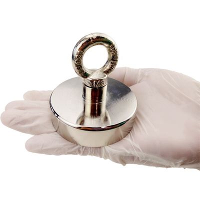 Permanent Fishing Magnet Dia 2.95&quot; for Best 405 LB Neodymium Rare Earth Composite