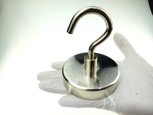 Permanent Fishing Magnet Dia 2.95&quot; for Best 405 LB Neodymium Rare Earth Composite