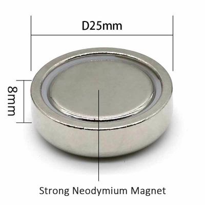 Ni Surface Coating Custom 1000lbs Pull Force N52 Fishing Magnet with Double-Sided Pull