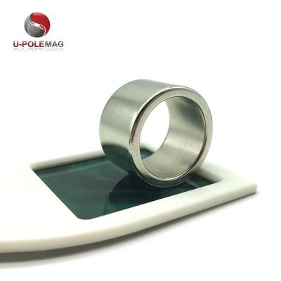 Customized N38H Neodymium Radial Magnetization Ring Magnet OD32xID25x20mm for Sensors