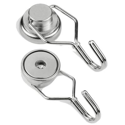 Rare Earth Magnetic Hook Heavy Duty Neodymium Magnets Upgraded Design with Swivel Cara