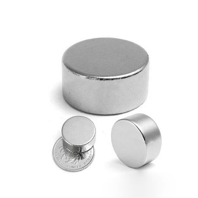 NiCuNi Coated D50x20 Strong Sintered Rare Earth 1 Tesla Permanent Magnet for Sensors