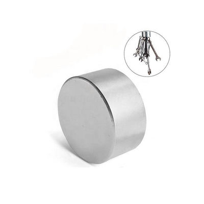 NiCuNi Coated D50x20 Strong Sintered Rare Earth 1 Tesla Permanent Magnet for Sensors